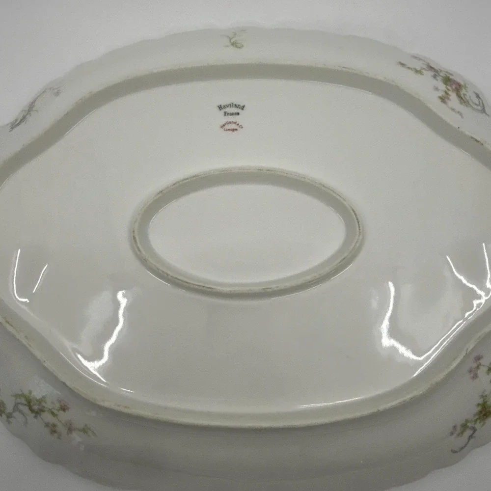 Antique Haviland of France Limoges 18 inch Serving Platter Victorian Style